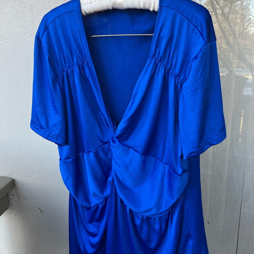 Elegant Blue Blouse